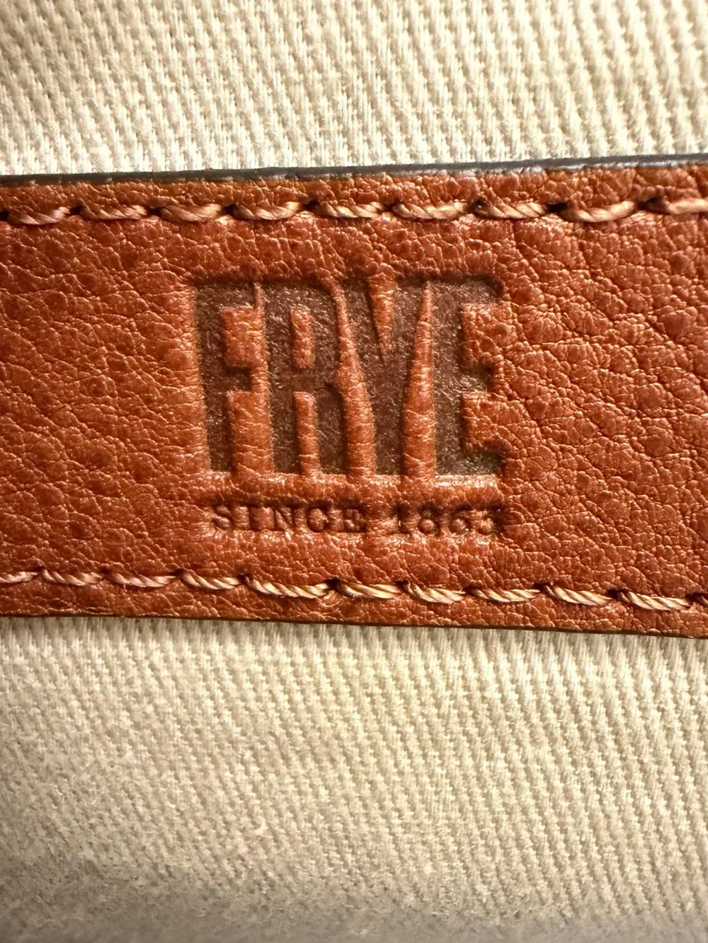 Frye Leather Medium Backpack – Cognac / Chestnut Brown